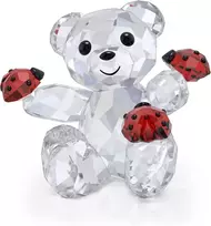 Swarovski Kris Bear Good Luck Bear, detalizuotas meškiukas iš įvairiaspalvio spindinčio krištolo