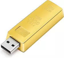Goldbarren usb atmintinė usb 2.0 atmintinė atminties kortelė usb išorinė duomenų saugykla dovana vaikams studentams (32gb)