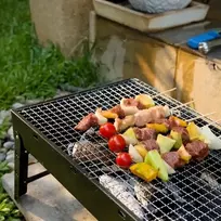 Sulankstomas turistinis nešiojamas anglinis grilis bbq didelis laužavietė