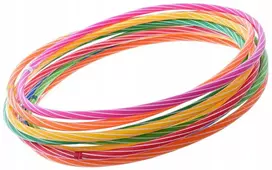 Klasikinis lankas hula hoop 50 cm Komplektas 10 vnt.