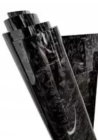 Carbon juoda anglies plėvelė šaltas ledas blizgus 50 x 100 cm