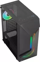 Aerocool Scapebkv3 Gaming Case kompiuterio korpusas, Atx, Rgb Led priekis, grūdintas stiklas, 3 x Argb ventiliatoriai, juodas, vienas dydis