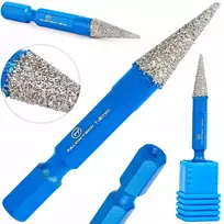 Deimantinis kūginis frezas plytelėms, 1-8mm, Hex