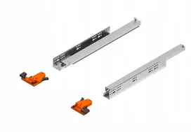 Comfort slide rejs 40kg L-350 pw push apatinės montavimo bėgeliai
