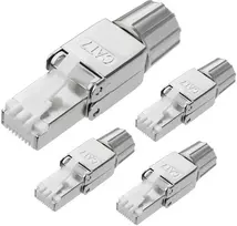 Axfee 4 vnt. Rj45 jungtys Cat7 kabeliams, be įrankių