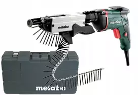 Metabo Se4000 + Sm5-55 tinklinis gipso kartono suktuvas su dėtuve lagamine