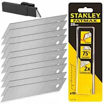 Stanley Fatmax 25mm segmentiniai peiliukai, 10 vnt.