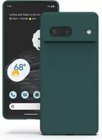 Yatwin dėklas, skirtas google pixel 7, aukščiausios kokybės silikoninis telefono dėklas su kameros apsauga, švelnus, minkštas, itin plonas, atsparus smūgiams, atsparus įbrėžimams, apsauginis dėklas, žalias