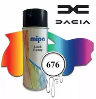 Automobilinis bazinis lakas Dacia 676 purškiklis 400 ml