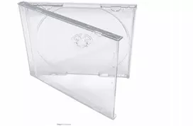 Vinilinė plokštelė Dėžutės Cd diskams, Jewel Case Clear, 1 Cd, 10 vnt.