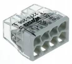 Wago 8x greitoji jungtis elektros laidams 8x 0,5-2,5 mm² - 1 vnt.
