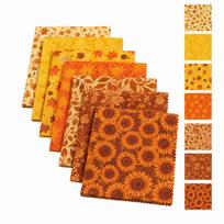 8 Thanksgiving Maple Leaf Print Fabric for Patchwork, Fall Quilting and Sewing One Size brown