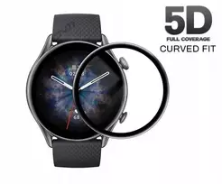Alogy 5d grūdintas stiklas 5h, skirtas Amazfit Gtr 2 / 3 46mm