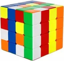 Oostifun Moyu Mfjs Mofang Jiaoshi Meilong M Cube 4x4 kubas Cubing Classroom Meilong 4 m 4x4x4 sklandus galvosūkių kubas su kubo krepšiu ir kubo trikoju (įvairiaspalvis)