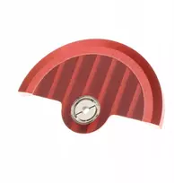 Laikrodžio mechanizmo rotoriaus elementas mechaniniams laikrodžiams, lengvas, raudonas