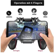 Youfirst Pubg Mobile valdiklis, 6 pirštų žaidimų pultelis - patobulinta versija, Cod Mobile valdiklis, Pubg valdiklis, mobilusis trigeris, telefono žaidimas, valdiklis