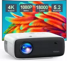 Vordon Yoton Y6 – 4k projektorius, 18000 liumenų, Bluetooth 5.2, Full Hd