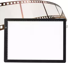Skaidrių peržiūros šviesdėžė, a4 skaidrių peržiūros įrenginys, skaidrių filmų negatyvų skenavimas, su 3 reguliuojamais ryškumais, led usb šviesos skaitytuvas, šviesdėžės skaitytuvas, skirtas piešimo menininkų eskizams