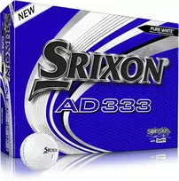 Srixon vyriški golfo kamuoliukai ad333-9 (vienas tuzinas) ad333 golfo kamuoliukai