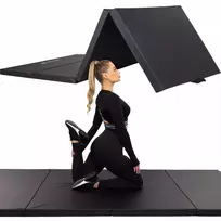 Springos sulankstomas gimnastikos kilimėlis mankštai, reabilitacijai, jogai 240x120x5cm