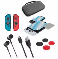 Hyperkin Nintendo Switch rinkinys 12: dėklas, laidas, plėvelė, dėklas, ausinės, dangteliai