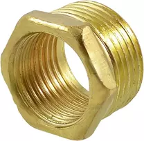 Žalvarinis korpusas 19 mm vidinis sriegis į 25 mm išorinis sriegis reduktorius vamzdžio adapterio jungtis