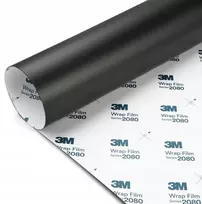 3m juoda matinė automobilinė plėvelė M12 2080, 10x100cm