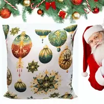 Pagalvės užvalkalas 40x40 su kalėdiniais burbulais