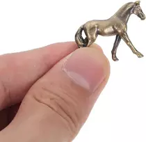 Aboofan varinė arklio figūrėlė mikro peizažui, metalinė arklio statulėlė, skirta stalui, knygų lentynai, biuro stalo dekoravimui, vario amato arklio figūra, varinė arklio statula, auksinė