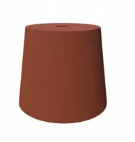 Pagrindas sodo šviestuvo stovas kūgis d=17,5 cm, plytų spalvos