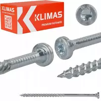 Sraigtai medienos jungtims 8x160 mm 50 vnt. Torx Klimas Wkcr