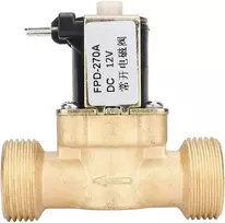 Ventiliatorius Žalvarinis solenoidinis vožtuvas vandens įleidimo jungiklis G3/4 uždarymo elektromagnetinis vožtuvas vandens įleidimo solenoidinis vožtuvas vandeniui (dc12v)