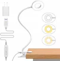 Izell Led naktinė stalinis šviestuvas skaitymui į miegamąjį 70 cm baltas