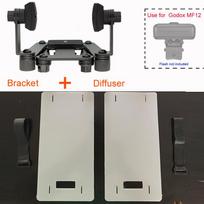 Oral Macro Photo Bracket Godox MF12 Dual Head Flash Softbox Light Diffuser Front Teeth Aesthetic Full Dentition Maxillofacial