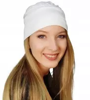 Dizainerio turbanas moterims "jasmina" – minkštas bambukas, ecru spalva