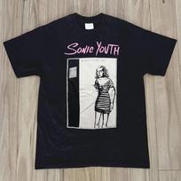 Sonic Youth T-Shirt, 1990 Sonic Youth Goo Concert We Don't Like The Grub Here Sh S white