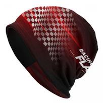 Custom Racing Speed Flag Skullies Beanies Caps Winter Warm Knitting Hat Men Street Adult Rally Race Bonnet Hats Outdoor Ski Cap One Size brown
