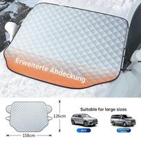For VW Polo Tiguan Passat B5 B6 B7 Golf 4 5 Windshield Anti Ice Frost Cover Snowproof UV Protection Exterior Accessories 126 158