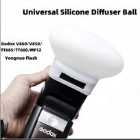 For Godox V860 V850 TT685 TT600 MF12 Yongnuo Universal Silicone Softbox Diffuser Ball for Flash