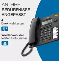 Alcatel Temporis T56, laidinis telefonas, juodas