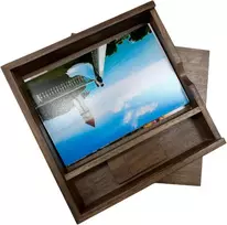 Ufarid riešutmedžio medienos nuotraukų albumo dėžutė Usb atmintinė 16gb 32gb 64gb pendrive fotografijai vestuvių atminčiai Usb 3.0 atmintinė reguliuojama Usb 3.0 flash atmintinė išorinė atmintis (32gb, riešutmedžio mediena)