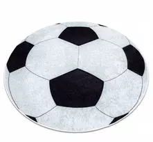 Dywany Uszczow Vaikiškas skalbiamas neslystantis kilimas, apskritimas 120 cm Futbolas #br056