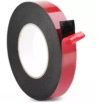 Generisch dvipusė lipni juosta, ypač stipri, 25 mm x 10 m montavimo juosta, vandeniui atspari ir aukštai temperatūrai atspari putų juosta sienoms, automobiliui, led juostelėms, namų dekoravimui ir biurui