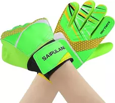 Flintronic vartininko pirštinės vaikams ir paaugliams, futbolo vartininko pirštinės, treniruočių pirštinės, futbolo pirštinės, neslystanti medžiaga, dviguba apsauga, patobulintas modelis