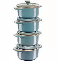 Staub Gift Giving 4x mini cocotte 10cm antikinis