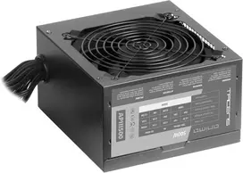 Tacens Anima Apiii500 maitinimo šaltinis Pc Atx 500 W, Smd technologija 85% Bronze 12 V, itin tylus 12 cm ventiliatorius, juodas