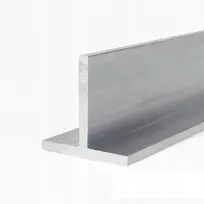 Aliuminio T formos profilis alu 50x50x4mm, ilgis 100cm