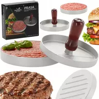 Chomik mėsos maltinių, burgerių, kotletų formavimo presas su iškilimais