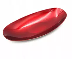 Dekoratyvinis padėkliukas raudonas lėkštė žvakėms