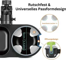 Luffcabo universalus užkandžių padėklas su vežimėlio puodelio laikikliu, užkandžių padėklas vežimėliui, padėklo priedas ir puodelio laikiklis kaip vežimėlio priedai